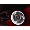 DBK Special Parts (Ducabike) EVO LED Dual Color Clear Wet Clutch Cover for the Ducati Panigale 1299/1199/959 Superleggera (and 899 too with modification) DBK Special Parts (Ducabike) EVO LED Dual Color Clear Wet Clutch Cover for the Ducati Panigale 1299/1199/959 Superleggera (and 899 too with modification)